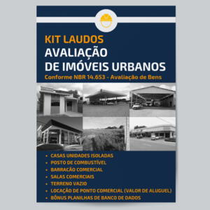 Receba o KIT Laudos Avaliação de Imóveis Urbanos